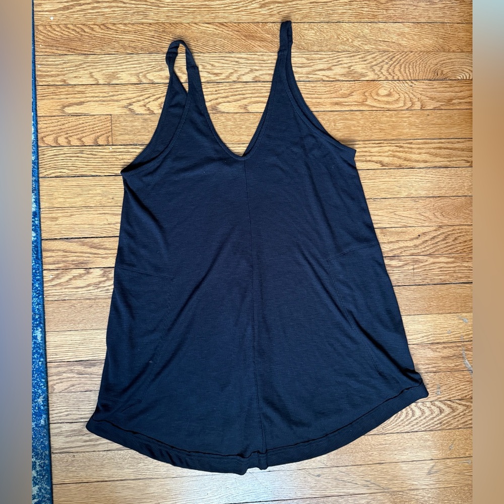 FP Beach Black Ribbed Dress - Size XS